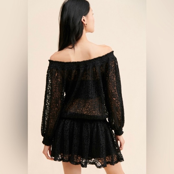 New Free People Carina Meadow Lace Mini Dress Size S - Picture 5 of 15
